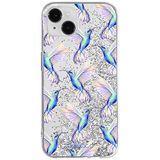 ERT GROUP mobiel telefoonhoesje voor Apple Iphone 14 PLUS origineel en officieel erkend Babaco patroon Hummingbird 002 optimaal, met glitter overloopeffect
