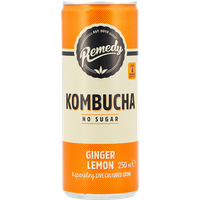 Remedy Kombucha Ginger Lemon - 250ml