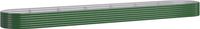 vidaXL Plantenbak 544x100x36 cm gegalvaniseerd staal groen