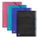 Oxford 400110327 schutkaart Polypropyleen (PP) Zwart, Blauw, Roze, Turkoois 4 stuk(s)