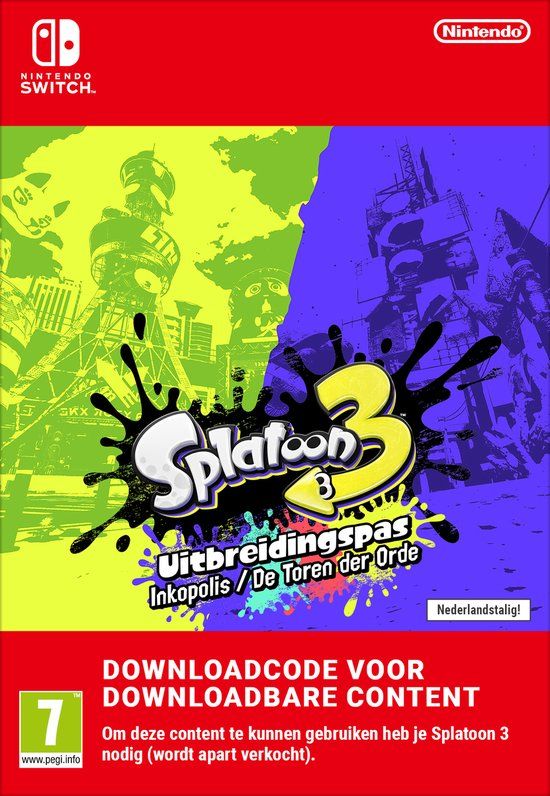 Nintendo digitaal Splatoon 3 - Inkopolis / De Toren der Orde - Game Uitbreiding - Nintendo Switch Download
