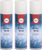 Merkloos / Sans marque Rayher Hobby Gmbh Sneeuwspray - 3x - wit - 150 ml