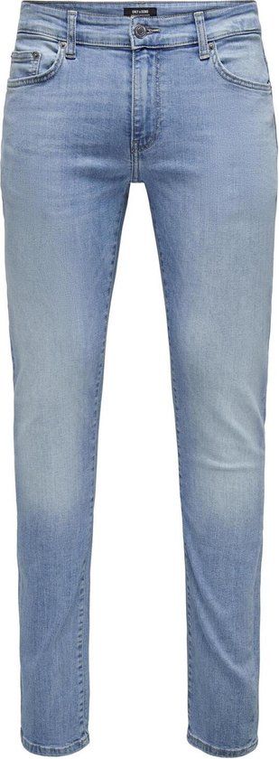 ONLY & SONS ONSLOOM Slim Fit Jeans - Light Blue Denim - Men's W32/L30