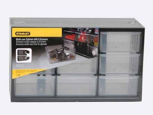 Black & Decker Gereedschapskist - Zwart - 9 Vakken - Polypropyleen