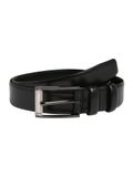 JOOP! Leren Riem Classic Coll. Belt 3,5 CM W100 Black Zwart
