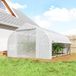 Serre de jardin 12 m² blanche 400 x 200 x 200 cm