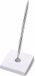 Partydeco Gastenboek pen - Pennenhouder Luxe - Bruiloft - incl. pen - zilver - 8 x 16,5 cm