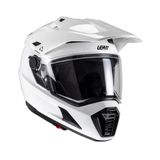Leatt Casque ADV 8.5 avec lunettes, blanc, 2XL (63/64)