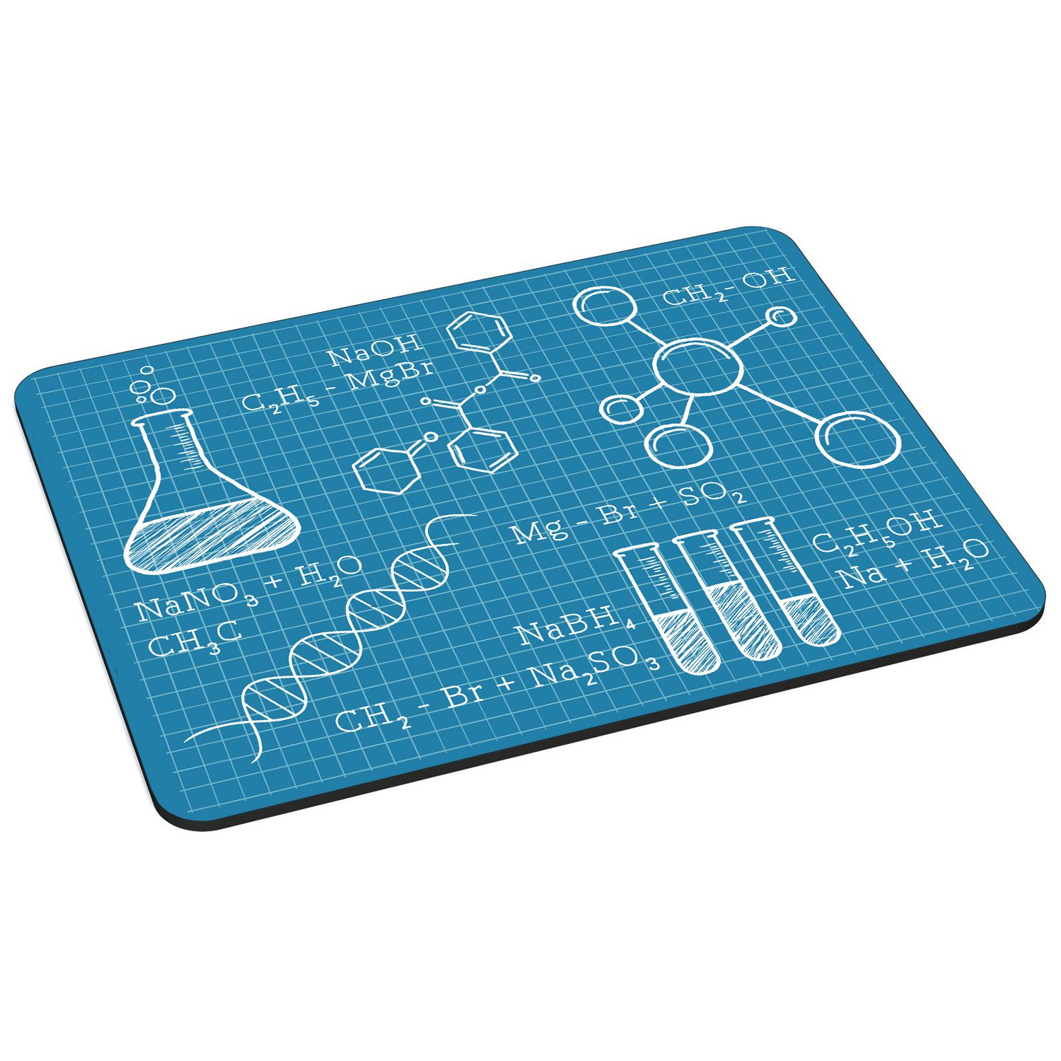 Pedea 67007080 - Muismat - blauw - neopreen - 220 x 180 mm