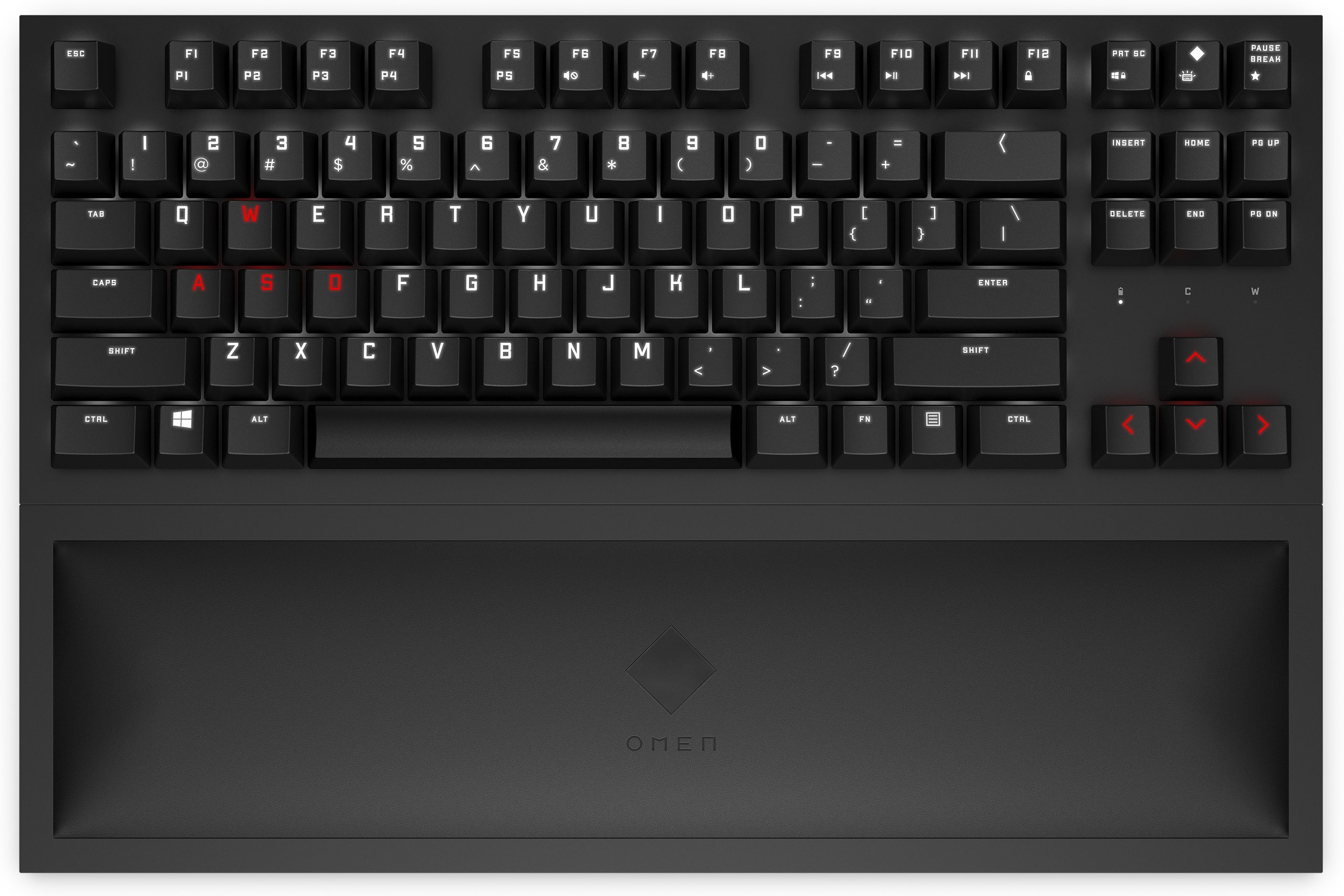 HP OMEN Spacer Draadloos TKL Gaming Toetsenbord - QWERTY - Zwart