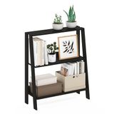 Furinno Ladder Boekenkast Display Plank, 3-laags Espresso