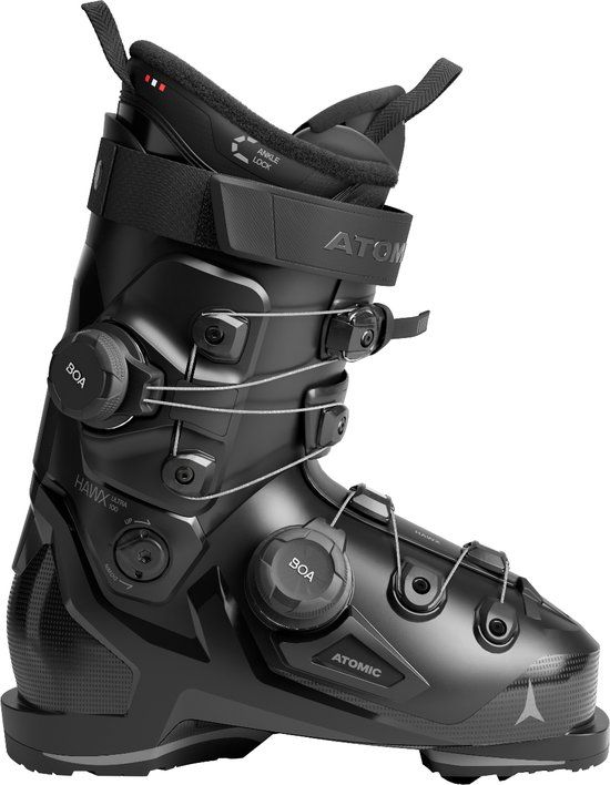Atomic HAWX ULTRA 100 DUAL BOA Black Ski Boots Unisex Advanced All Mountain Plastic