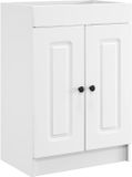 vidaXL Badkamer onder wastafel kast Wit 78,5 x 37,5 x 81 cm