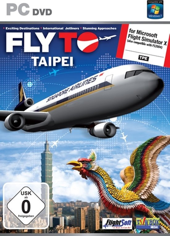 Funbox Fly To Taipei Manuel EFIGS - Windows Vlieg je McDonnell Douglas DC10 naar Taipei