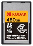 Kodak - CFexpress kaart type A 480GB - Hoge snelheid 1700MBps - Compatibel met camera's en video 8K/4K - 6g - Betrouwbare en snelle opslag voor professionals