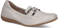 Caprice Dames Mocassin 9-24600-44 131 G-breedte Maat: 36 EU Wit Leer Rubber