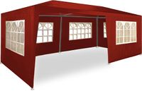 Casaria Partytent Pavilion Rimini - 3x6m - Rood