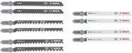 Bosch Accessories 2607012069 Lame de scie sauteuse set Bois Basic, 10 pièces
