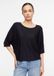Comma Poncho d'intérieur en lin bleu marine pour femmes
