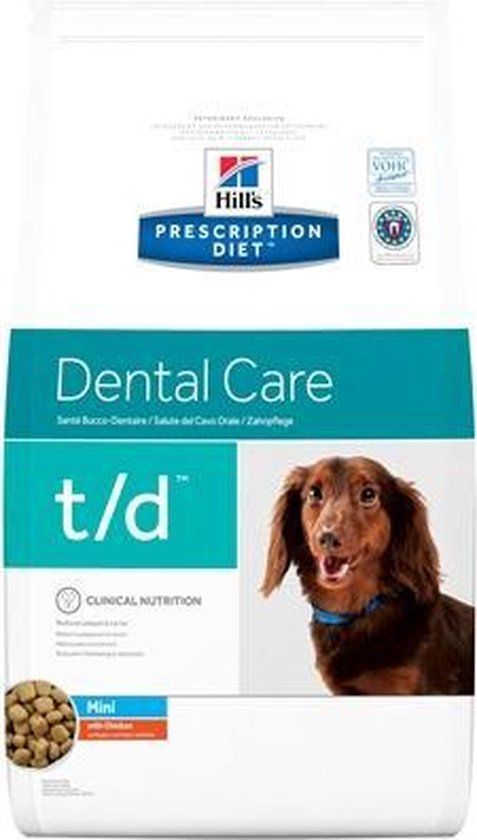 Hill, S. Hill's Prescription Diet Canine T/D Mini - 3 KG