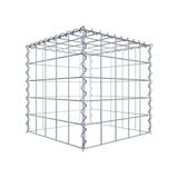 Gabion de fixation Type 3 50 cm x 50 cm x 50 cm (L x H x P), maille 10 cm x 10 cm, spirale