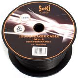 Luidsprekerkabel SeKi Luidsprekerkabel zwart 2 x 0,50 mm² 100m spoel