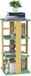 AIYAPLAY Bibliothèque pour enfants - MDF - 48x48x99,5 cm - Vert