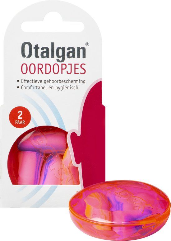 Otalgan Comfort Oordoppen - Oordopjes tegen geluidsoverlast - 2 paar