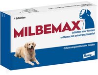 Milbemax Ontworming Tabletten Hond 5 - 25 kg 2 x 2 tabletten
