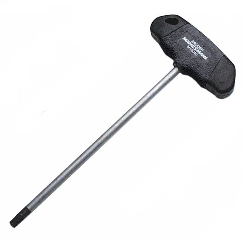 Brüder Mannesmann Schroevendraaier met T-handgreep Soft Grip T-profiel T8 - 18032