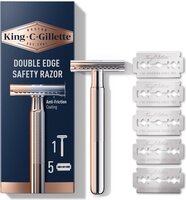 King C. Gillette Double Edge Safety Razor + 5 Mesjes