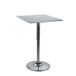 Brigros WeHome Bartafel, hoge salontafel, in hoogte verstelbare salontafel, vierkante of ronde tafel, keukentafel verkrijgbaar in verschillende kleuren (grijs, vierkant)