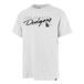47brand T-shirt Los Angeles Dodgers MLB Witkalk S Katoen Korte mouw Effen Unisex Volwassenen