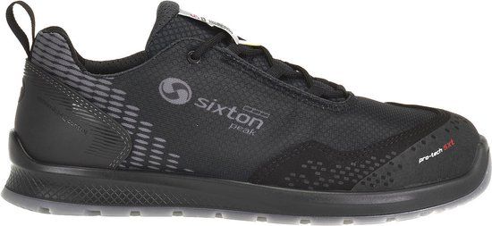 Sixton Auckland Sneaker Werkschoenen Zwart Laag S3
