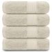 GC GAVENO CAVAILIA Handdoeken voor badkamer - 700 g/m² handdoeken set van 4 - Egyptische katoenen handdoeken - hotelkwaliteit handdoeken - machinewasbaar - crème - 50 x 85 cm