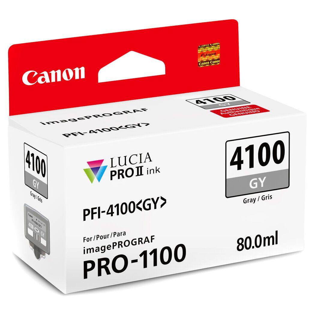 Canon PFI-4100GY Ink Cartridge - Gray for PRO-1100 Printer
