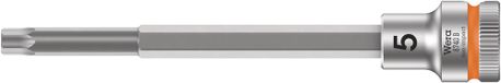 Wera 8740 B Zyklop bit-dop met 3/8\"-aandrijving, met extra slanke profielzone, 5 x 107 mm - 05003051001