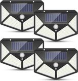 Wan GmbH Projecteur de jardin solaire avec détecteur de mouvement et 3 modes d'éclairage - 4 lampes solaires LED d'extérieur