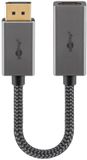 Goobay Plus DisplayPort - HDMI adapter | 4K 60Hz | 0,20 meter