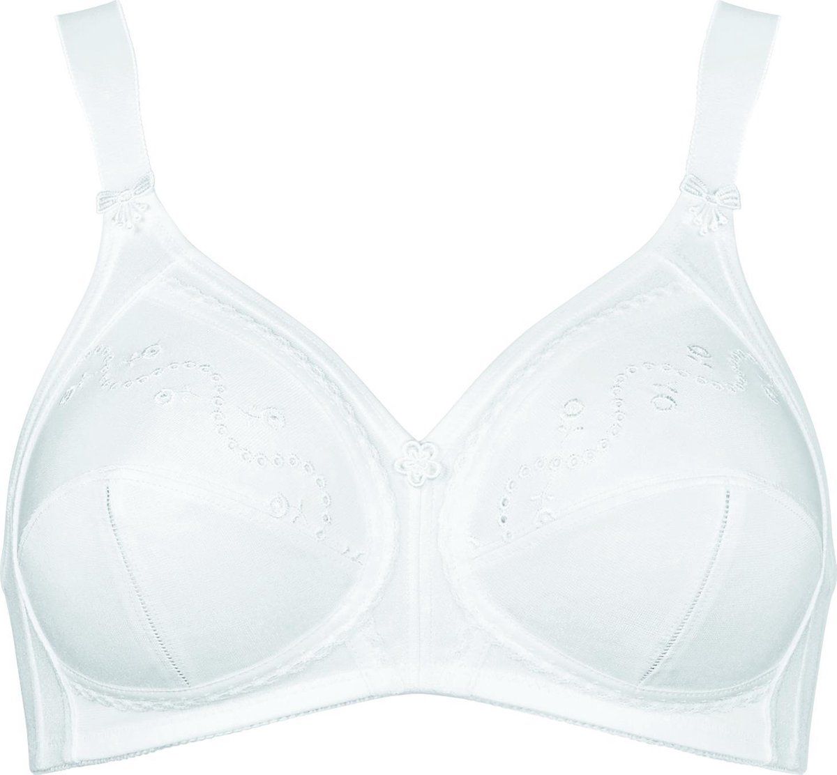 Triumph Doreen+Cotton 01 N Beha - Wit - Maat D95