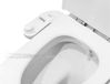 KMINA Bidet voor WC met Jet Koud Water (Slanglengte 80 cm), Douche WC Adapter, WC Water Jet, Sproeier Bidet WC, Niet-elektrisch, Instelbare Druk en Eenvoudig te Installeren, Wit