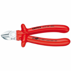KNIPEX Zijsnijtang verchroomd dompelisolatie VDE-getest 180mm
