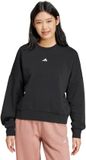 Adidas Essentials Small Logo Feelcozy Sweatshirt Zwart L Vrouw