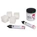 Rayher 34202000 Creatieve betonpasta, 1 pasta 250 ml, 2 lazuur 25 ml, doos 1 set