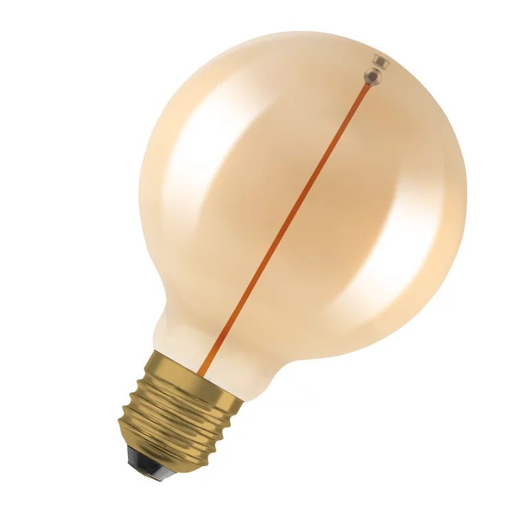 Osram LED Globe Lamp - E27 - 2.2W - Warm White (2700K) - Gold Finish