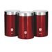 Berlinger Haus BH/1343 boîte de conservation Set met thé+café+sucre Inox Bordeaux rouge