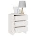vidaXL Salontafel Drammen Wit 45 x 35 x 56 cm Massief Grenenhout