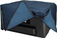 kwmobile Housse d'imprimante pour Epson Workforce WF-4820 - Couverture en lin - Housse anti-poussière - Bleu gris