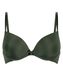 Hunkemöller Dames Lingerie Voorgevormde beugel bh Plunge - Groen - maat D65