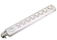 Gefom 550034 stekkerdoos, wit, 8 stopcontacten